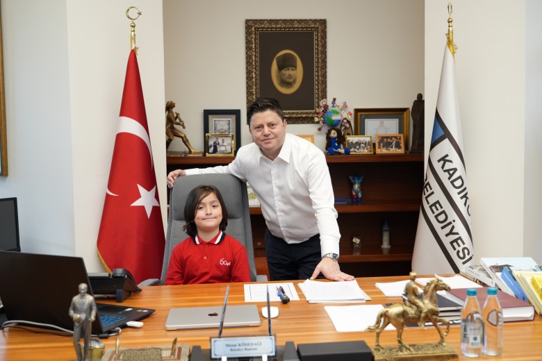 Kadıköy’de başkanlık koltuğu çocuklara emanet